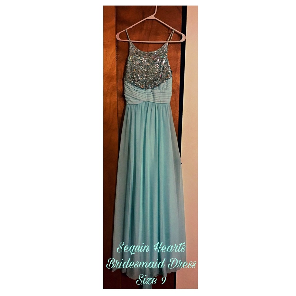 Sequin Hearts Bridesmaid Dress